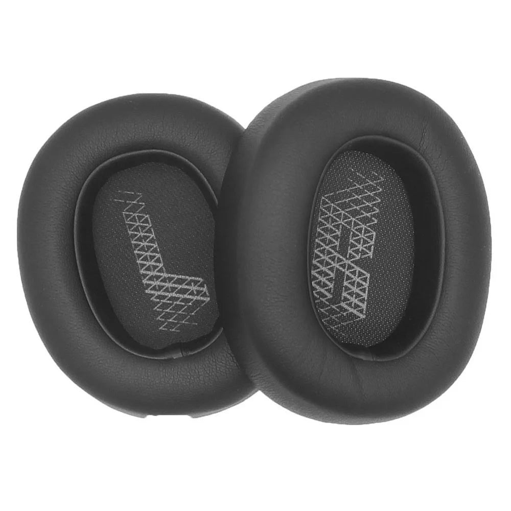 JZF-373 For JBL Live 650BTNC/660/E65BTNC/Duet NC Headset Ear Cushions 1Pair Protein Leather Ear Cups Headphones Ear Pads Cover - Black - 6