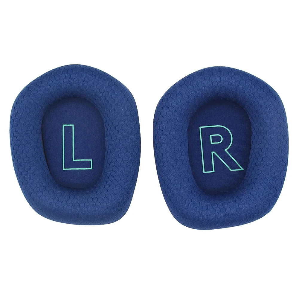 JZF-338 1Pair Replacement Headset Ear Pads for Logitech G733 Ear Cups Kit Mesh Fabric Headphones Protector - Blue - 1