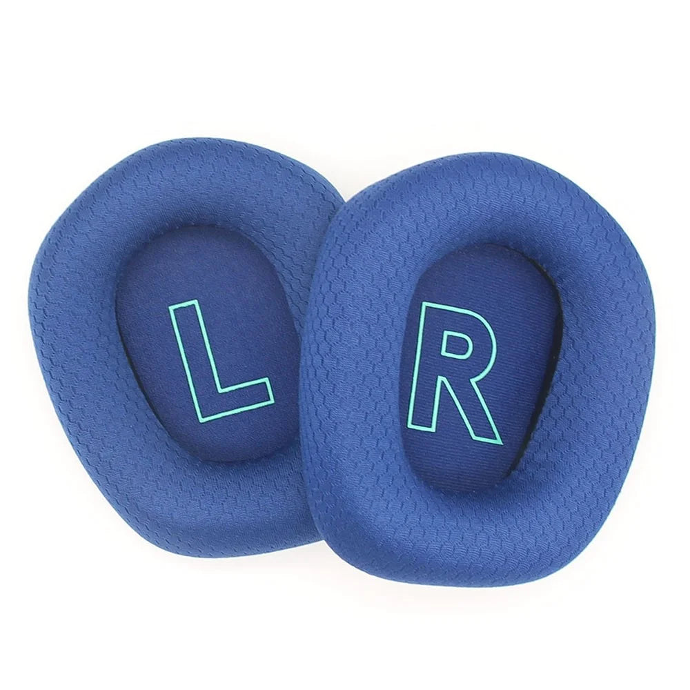 JZF-338 1Pair Replacement Headset Ear Pads for Logitech G733 Ear Cups Kit Mesh Fabric Headphones Protector - Blue - 2