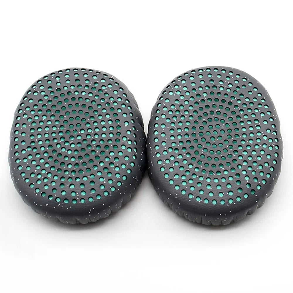 JZF-246 1 Pair for Skullcandy Riff Wireless Bluetooth-compatible Headphones Replacement Protein Leather Ear Pads Ear Cushion - Blue - 1