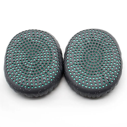JZF-246 1 Pair for Skullcandy Riff Wireless Bluetooth-compatible Headphones Replacement Protein Leather Ear Pads Ear Cushion - Blue - 1