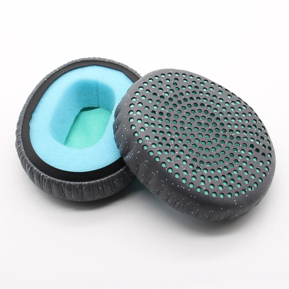 JZF-246 1 Pair for Skullcandy Riff Wireless Bluetooth-compatible Headphones Replacement Protein Leather Ear Pads Ear Cushion - Blue - 4