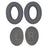 JZF-236 1Pair Protein Leather Headset Earpads for Bose QC 35 Replacement Headphones Ear Cups Ear Cushions - 1