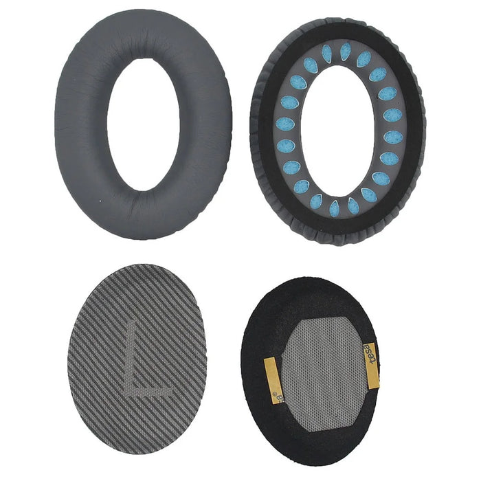 JZF-236 1Pair Protein Leather Headset Earpads for Bose QC 35 Replacement Headphones Ear Cups Ear Cushions - 4