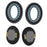JZF-236 1Pair Protein Leather Headset Earpads for Bose QC 35 Replacement Headphones Ear Cups Ear Cushions - 6