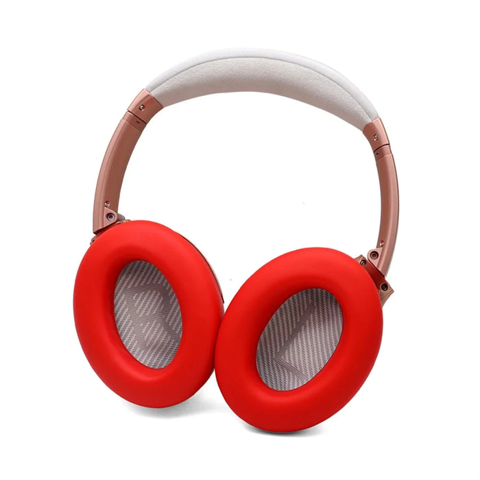For Bose QuietComfort 35 II 1 Pair Silicone Case Headphone Ear Pads Protective Cover - Red - 2