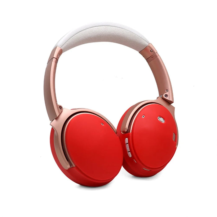 For Bose QuietComfort 35 II 1 Pair Silicone Case Headphone Ear Pads Protective Cover - Red - 3
