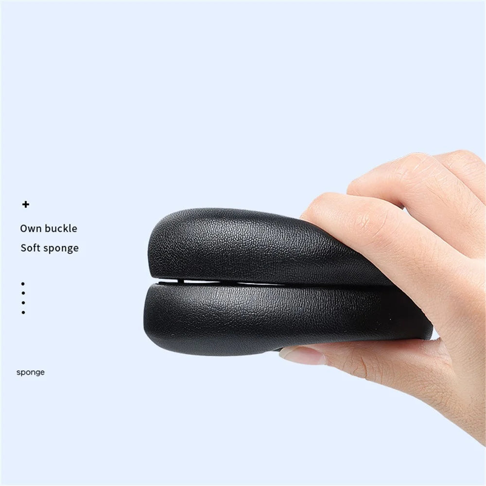 For Anker Soundcore Life Q35 1 Pair Replacement Headphone Earpads Cushion Soft Breathable Headset Protein Leather Earmuffs - Blue - 2