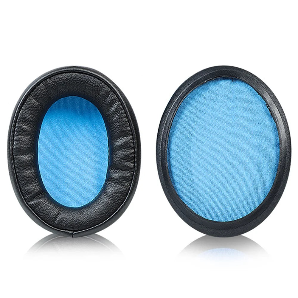 1 Pair Comfortable Earpads Leather Sponge Cushions for Audio-Technica ATH-AR5BT AR5IS Headphone Accessories Replacement - Blue - 1
