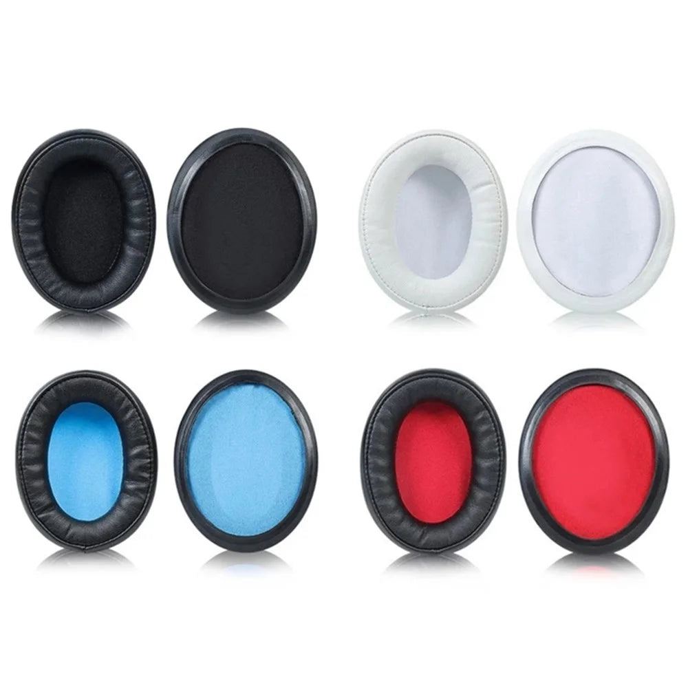 1 Pair Comfortable Earpads Leather Sponge Cushions for Audio-Technica ATH-AR5BT AR5IS Headphone Accessories Replacement - Blue - 5