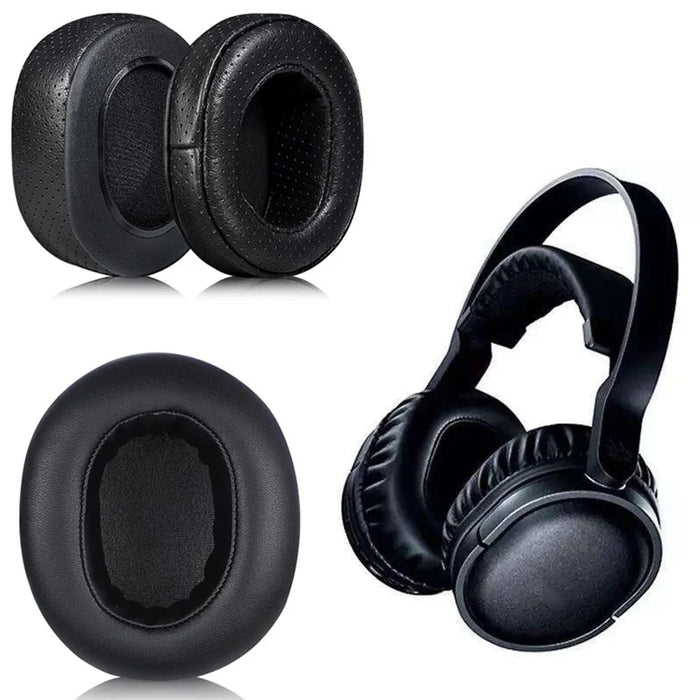1 Pair Replacement Earpads for Sony MDR-DS7500 RF7500 Headphone Soft Sponge Cowhide Leahter Sponge Cushion Pads - Blue - 3