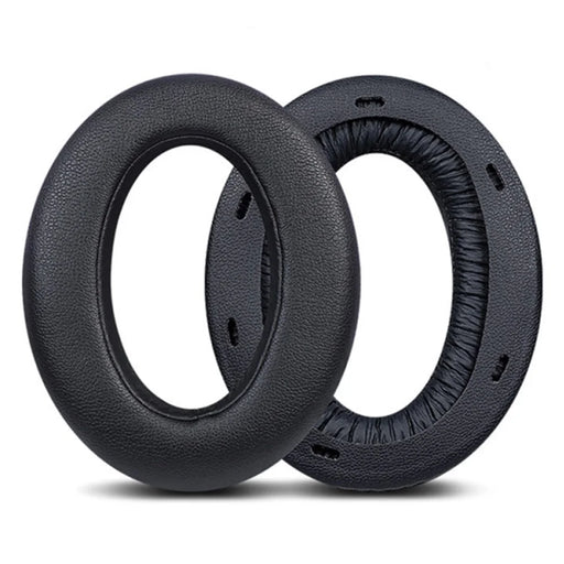 1 Pair Replacement Earpads for Sony WH-XB910N Headphone Soft Sponge Leahter Cushion Pads - Black - 2