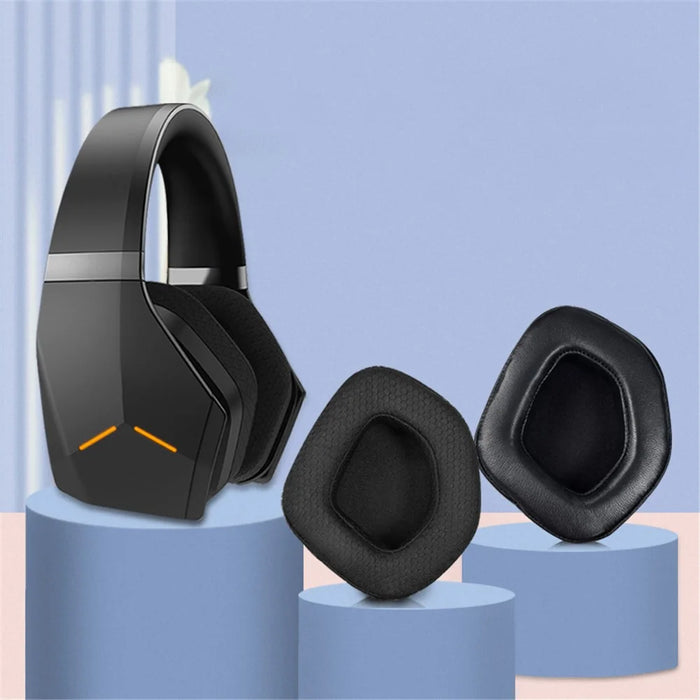 1 Pair Comfortable Earpads for Alienware AW988 Soft Leather Sponge Mesh Cloth Cushions Earphone Accessories Replacement - 3