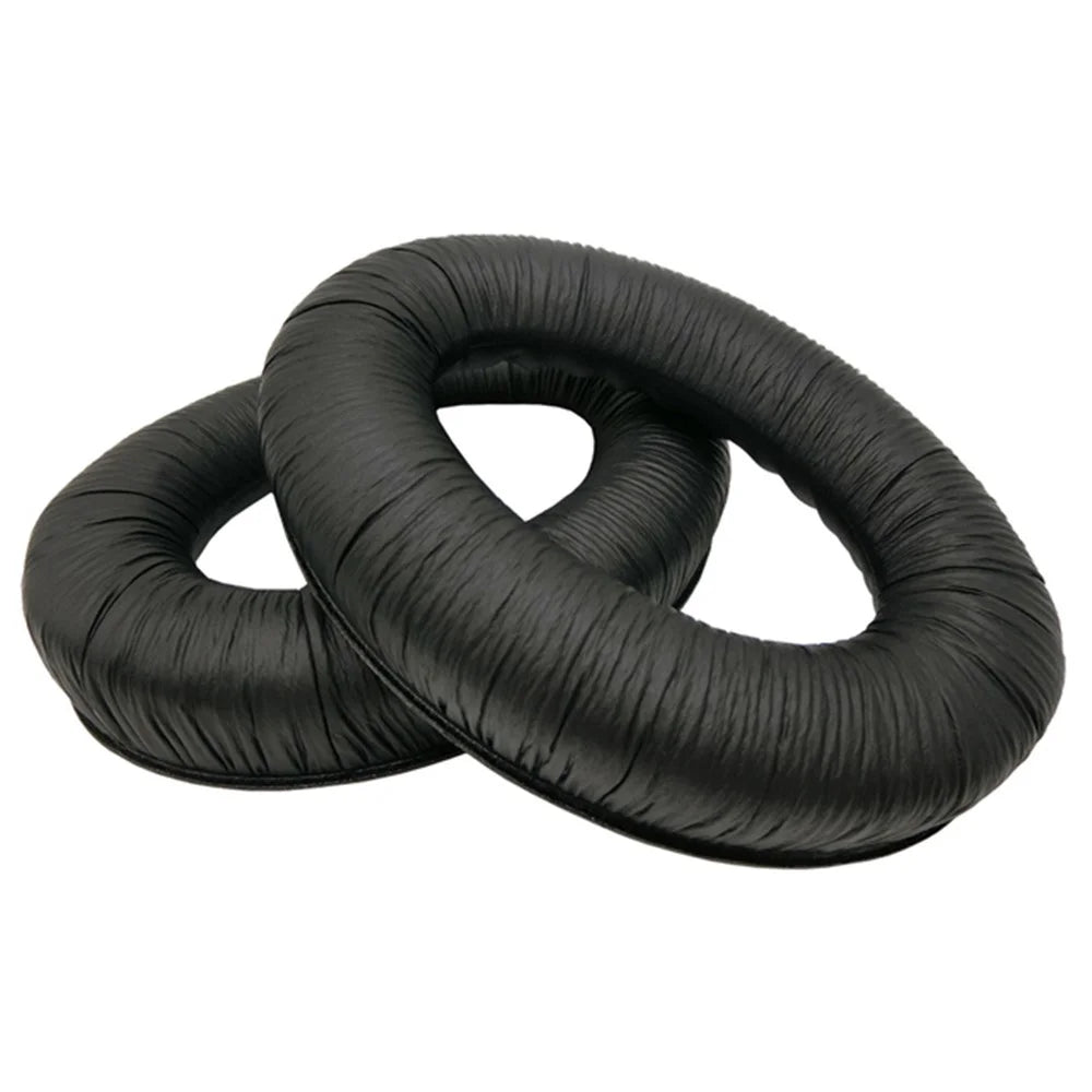 1 Pair Replacement Earpads for SENNHEISER G4ME ZERO Headphone Soft Sponge Leahter Cushion Pads - Black/Wrinkled Leather - 1