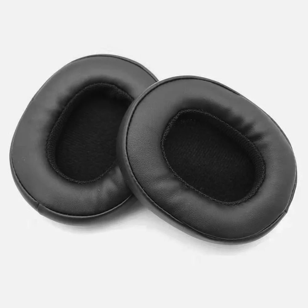 1 Pair Soft Earpads Leather Sponge Cushions for Skullcandy Crusher 3.0 Headphone Accessories Replacement - Black - 2
