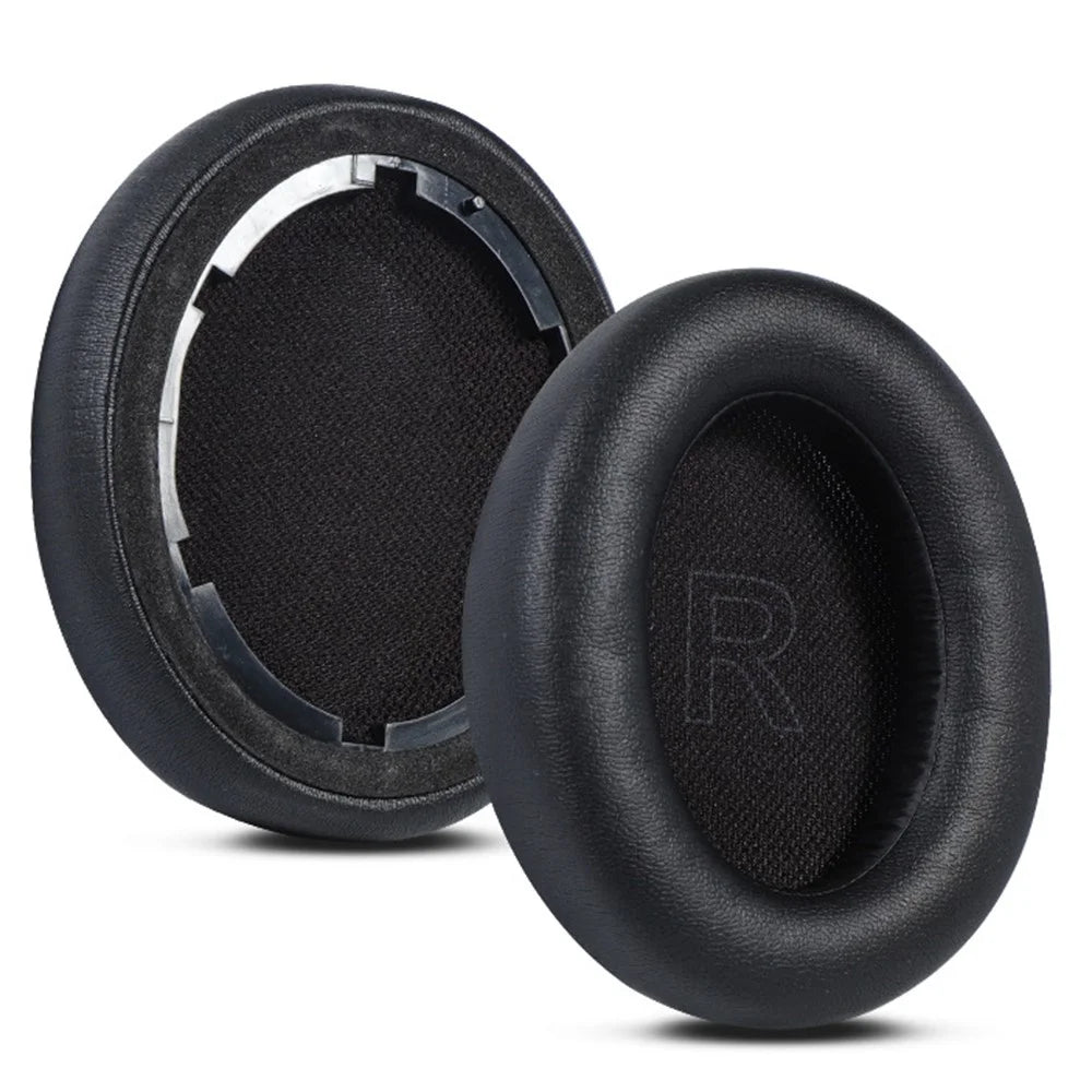For Anker Soundcore Life Q10 1 Pair Replacement Headphone Earpads Soft Breathable Headset Earmuffs - Black - 1