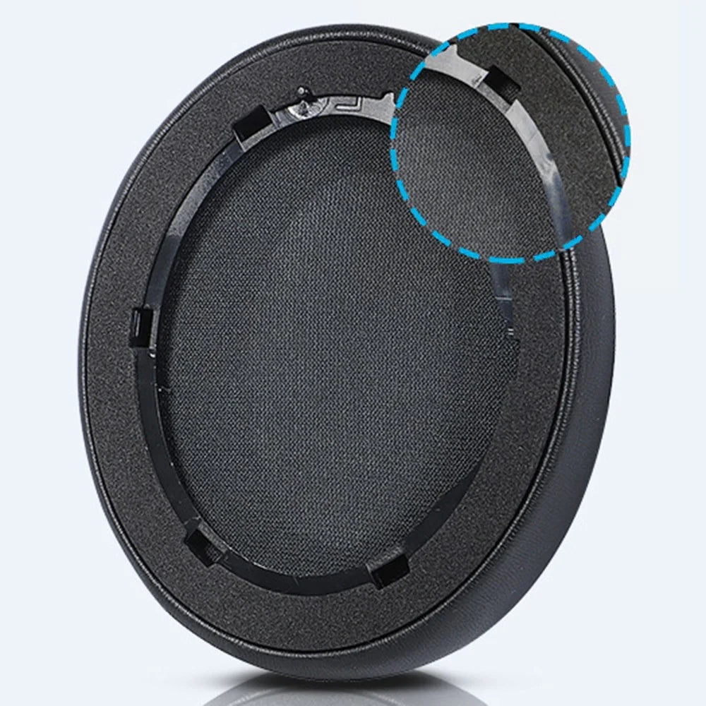 For Anker Soundcore Life Q10 1 Pair Replacement Headphone Earpads Soft Breathable Headset Earmuffs - Black - 4