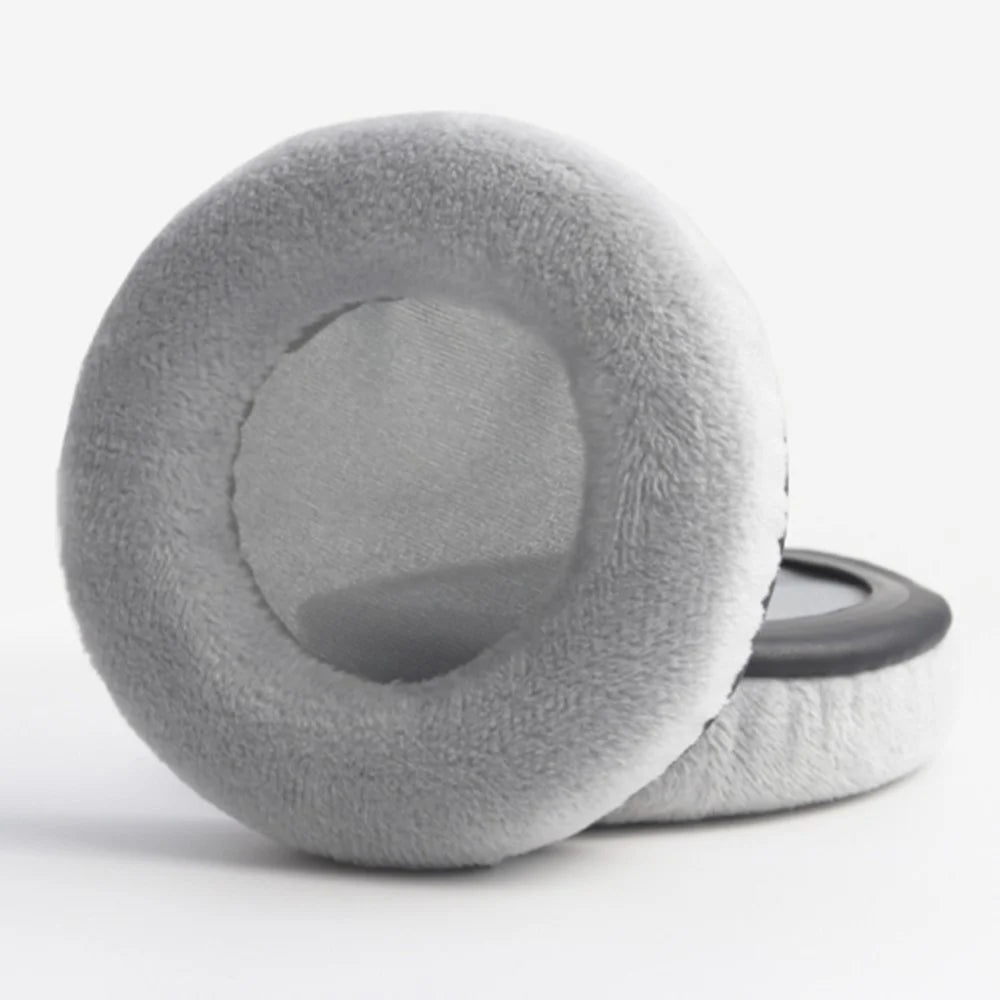 1 Pair Velvet Replacement Ear Pads for Jabra Revo Wireless On-Ear Bluetooth-compatible Headset Parts Earmuff Cover Cushion - Grey - 2