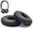 1 Pair for Jabra Revo Wireless On-Ear Bluetooth-compatible Headset Plain Protein Leather Ear Pads Replacement Parts Earmuff Cover Cushion - Black - 1