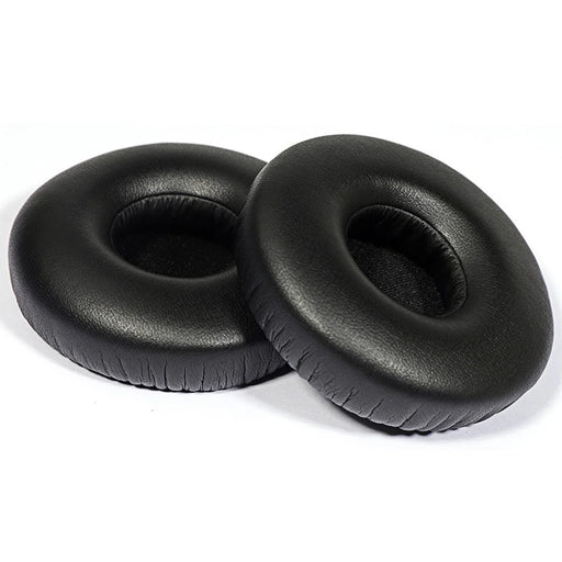 1 Pair for Jabra Revo Wireless On-Ear Bluetooth-compatible Headset Plain Protein Leather Ear Pads Replacement Parts Earmuff Cover Cushion - Black - 2