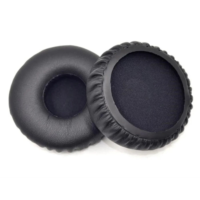 1 Pair for Jabra Revo Wireless On-Ear Bluetooth-compatible Headset Plain Protein Leather Ear Pads Replacement Parts Earmuff Cover Cushion - Black - 3