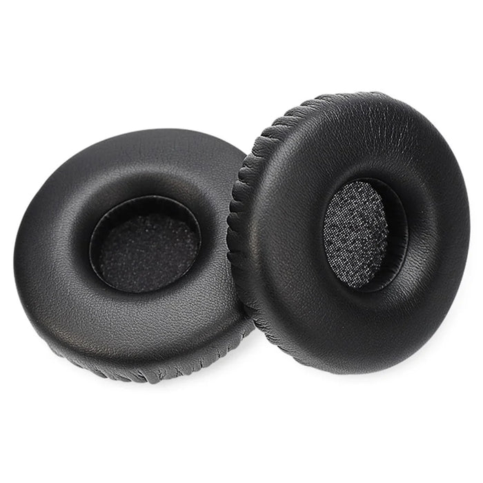 1 Pair for Jabra Revo Wireless On-Ear Bluetooth-compatible Headset Plain Protein Leather Ear Pads Replacement Parts Earmuff Cover Cushion - Black - 4