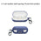 For Sony WF-C500 TWS Bluetooth-compatible Earphone Silicone Shell Anti-drop Protective Cover - Navy Blue - 2