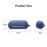 For Sony WF-C500 TWS Bluetooth-compatible Earphone Silicone Shell Anti-drop Protective Cover - Navy Blue - 5