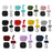 5Pcs/Set For Apple AirPods 3 Portable Protective Case Set Earbuds Soft Silicone Protector Kit with Keychain/Earphone Holder/Anti-lost Neck Strap/Storage Case - White - 6