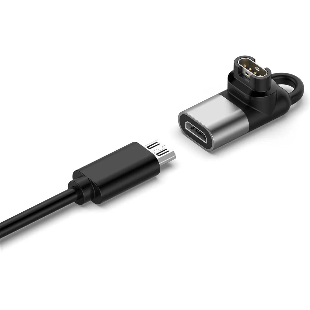 Garmin Watch Charger to Micro UBS Adapter Compatible with Garmin Fenix 7 / Venu 2 Plus / Instinct 2 / vivoactive 5 / Venu 3 / Venu 3S / Tactix7 AMOLED - 6