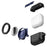 For Apple AirPods 3 Wireless Earphone + for AirTag Smart Tracker Protective Cover Drop-proof Dust-proof Case - Blue - 3
