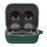 For Sony LinkBuds Earphone Silicone Case Solid Color Earbuds Charging Box Protective Cover with Buckle - Blackish Green - 2