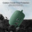 For Sony LinkBuds Earphone Silicone Case Solid Color Earbuds Charging Box Protective Cover with Buckle - Blackish Green - 5
