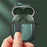 For Google Pixel Buds A Bluetooth-compatible Earbuds Protective Case Snap-on Lid Design Anti-drop Earphone Cover with Hanging Buckle - Green - 3