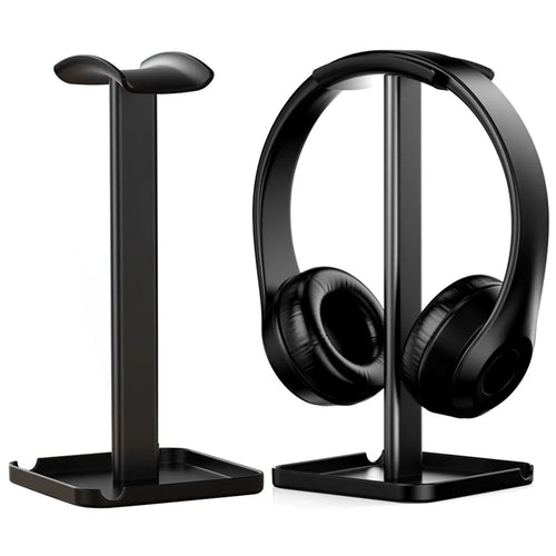 Z10 Desktop Over-ear Headphone Stand ABS+TPU Headset Holder Mount with Solid Base - Black - 1