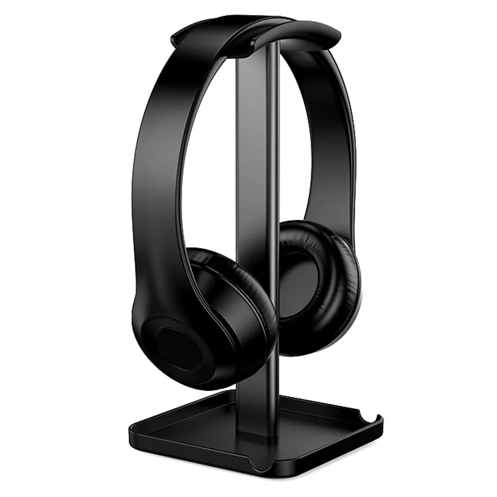 Z10 Desktop Over-ear Headphone Stand ABS+TPU Headset Holder Mount with Solid Base - Black - 3