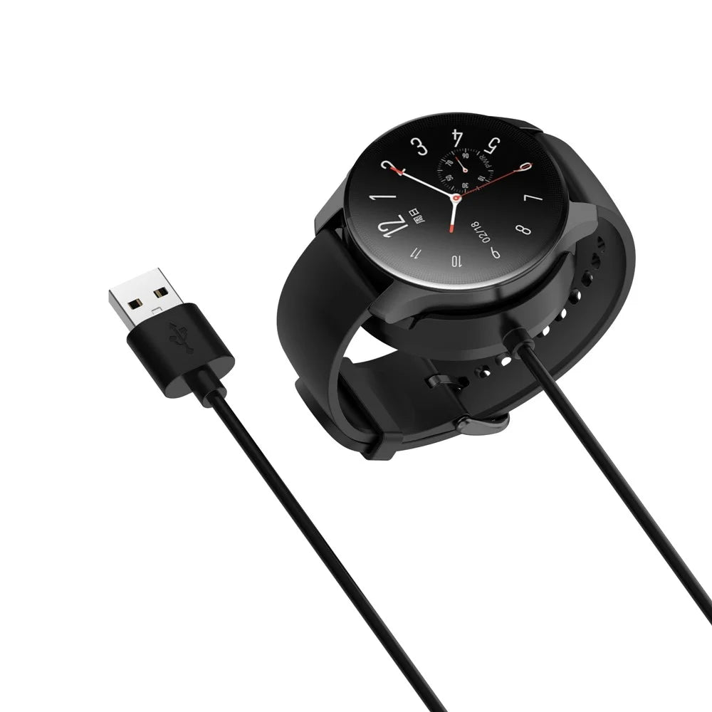 WA2156A Smart Watch Charger for vivo Watch 2, Magnetic 1m USB Charging Cable Charging Pad - 2