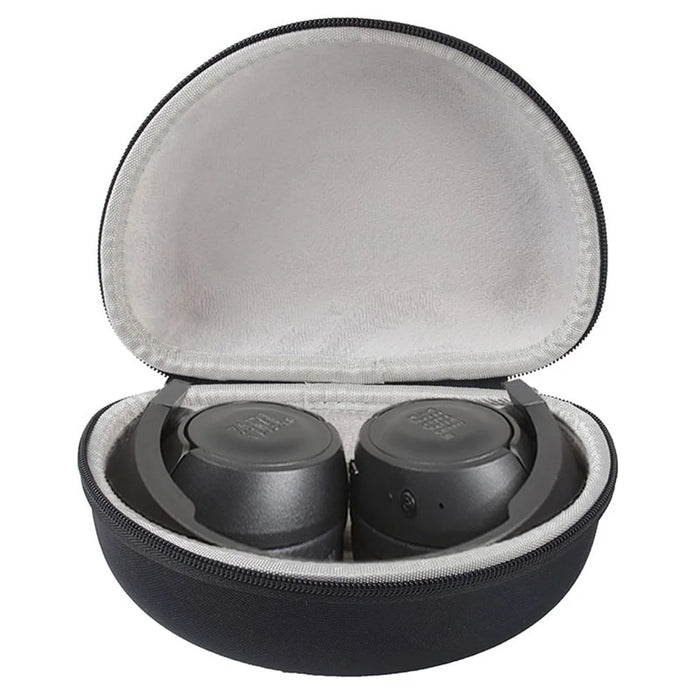 For JBL TUNE 510BT/T450 Impact Resistant Bluetooth-compatible Headset Carrying Case Shockproof Storage Bag - Black / Grey - 1