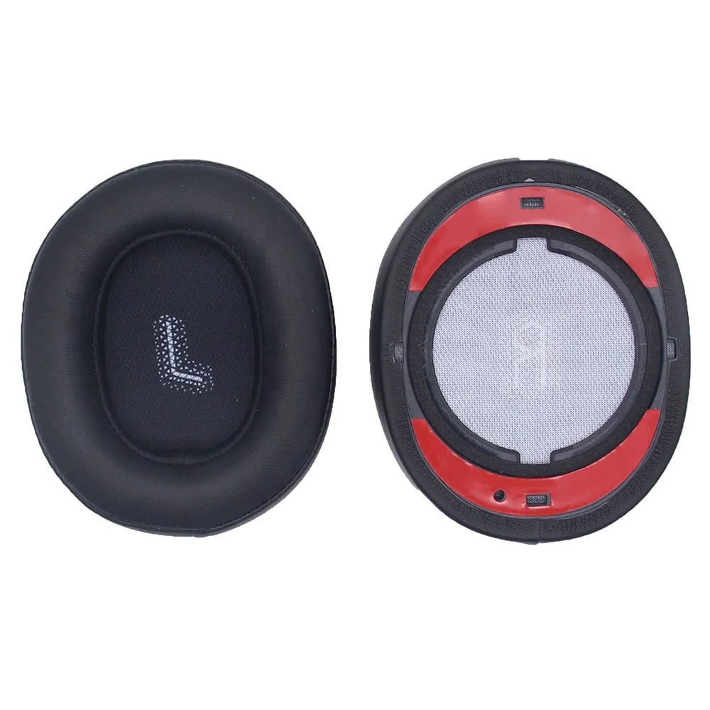 JZF-327 1Pair Headset Earpads for JBL E55BT Protein Leather Headphones Ear Cushions Replacement Ear Cups - Black - 2