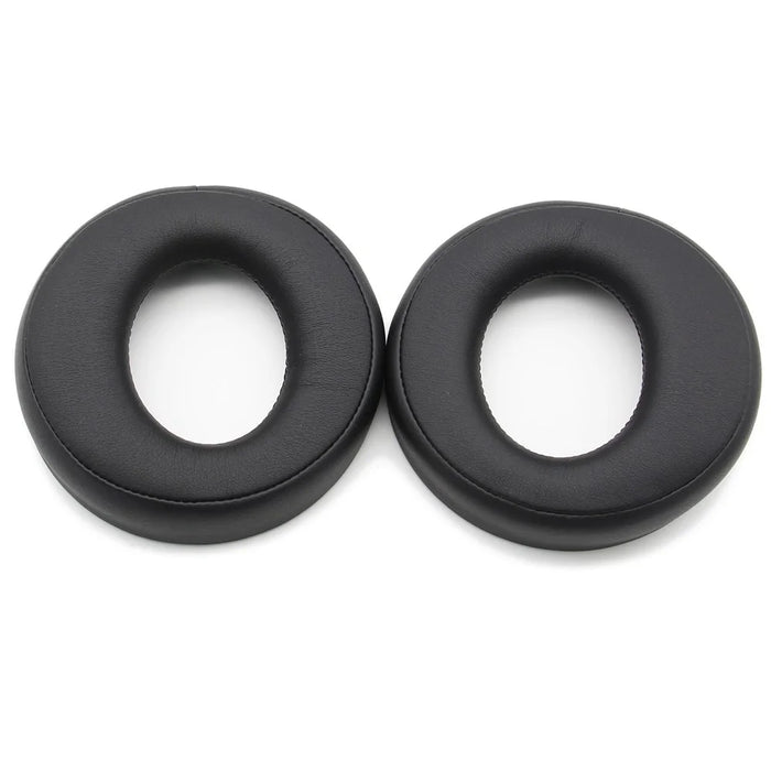 JZF-233 1 Pair for Sony PS4 PS3 PSV PC Gold Wireless Headset 7.1 Replacement Ear Cups Earpads Protein Leather Headphone Ear Cushion - Black - 1