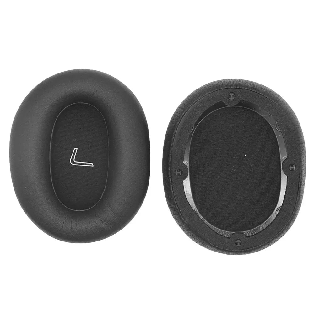 JZF-380 One Pair Earpads for EDIFIER W860NB Headphone Soft Protein Leather Cushions Replacement Earphone Accessories - Black - 2