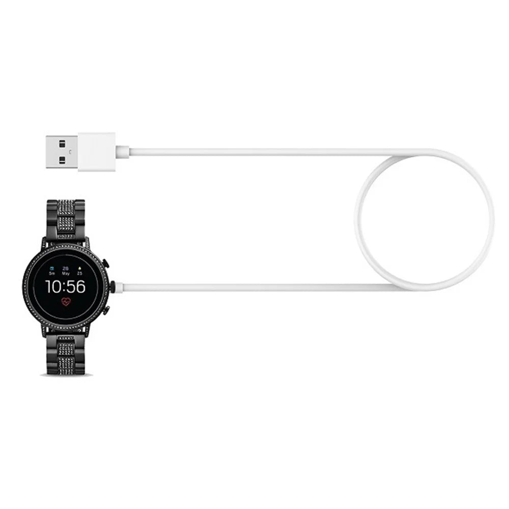 For Fossil Gen 4/Gen 5/Gen 6 Smartwatch USB Charger Magnetic Absorption Charging Dock Cable - 2