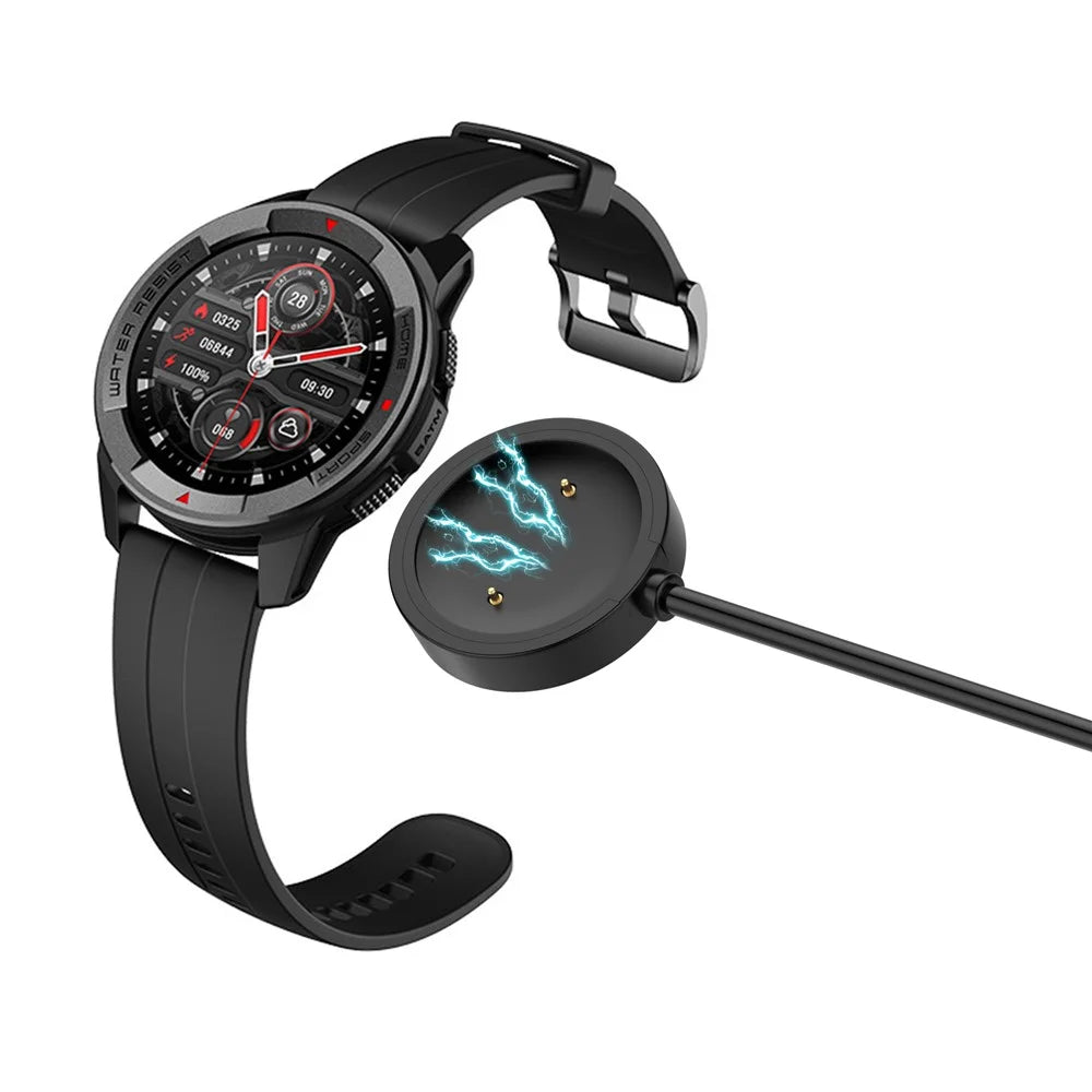 For Mibro X1 / Color / Lite Smart Watch USB Charger Magnetic Absorption Charging Dock Cradle Cable - 2