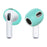 1 Pair Silicone Earphone Ear Caps for Apple AirPods 3, Bluetooth-compatible Earbuds Ear Tips Protective Covers - Mint Green - 1