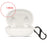 For JBL FREE II Bluetooth-compatible Wireless Earphone Silicone Case Drop-proof Charging Box Cover Protector with Anti-loss Hook - White - 3
