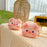 Bowknot Heart Piggy Design Earphone Case for Apple AirPods 3, Shockproof Silicone Charging Box Cover Protector with Hook - 6