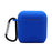 Bluetooth-compatible Earphone Protective Case for TOZO T6, Soft Silicone Charging Box Anti-drop Cover Shell with Anti-loss Buckle - Blue - 1