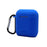 Bluetooth-compatible Earphone Protective Case for TOZO T6, Soft Silicone Charging Box Anti-drop Cover Shell with Anti-loss Buckle - Blue - 5