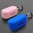 For TOZO T12 Bluetooth-compatible Earphone Silicone Case Anti-scratch Charging Box Protective Cover with Anti-loss Buckle - Midnight Blue - 4