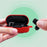 For TOZO T12 Bluetooth-compatible Earphone Silicone Case Anti-scratch Charging Box Protective Cover with Anti-loss Buckle - Midnight Blue - 7